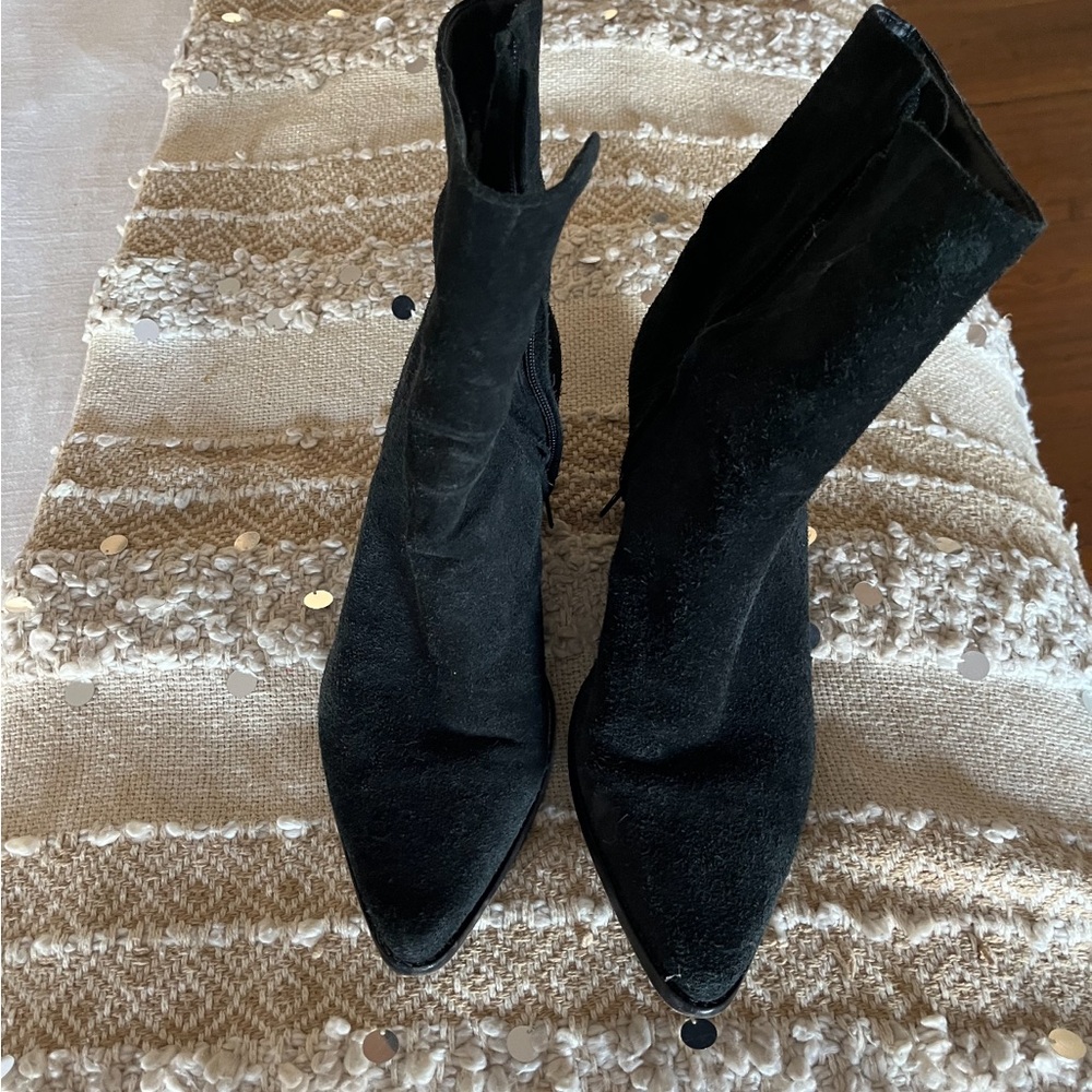 Matisse Black Suede Cathy boots